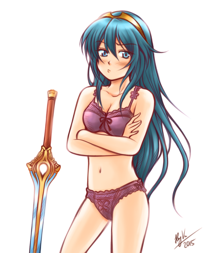 Lucina in Underwear