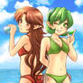 Saria And Malon - Beach Edition