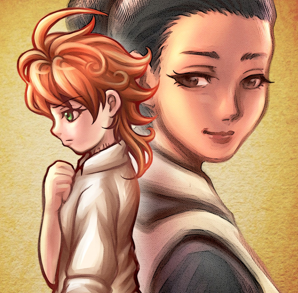Emma and Mama (The Promised Neverland) by Thaumana on DeviantArt
