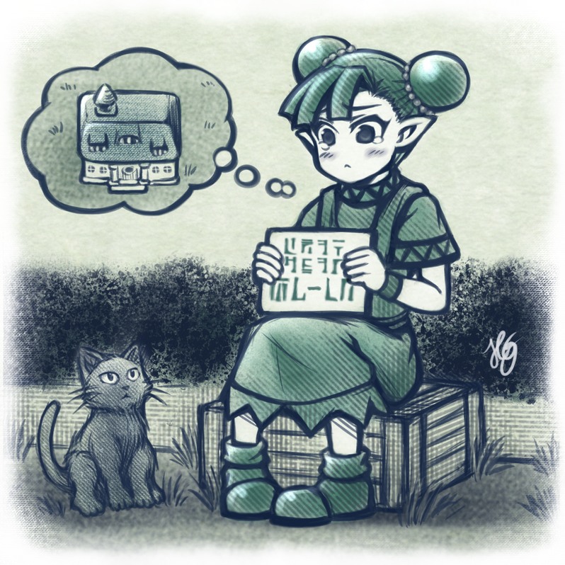 Homeless Oracle Farore (The Minish Cap)