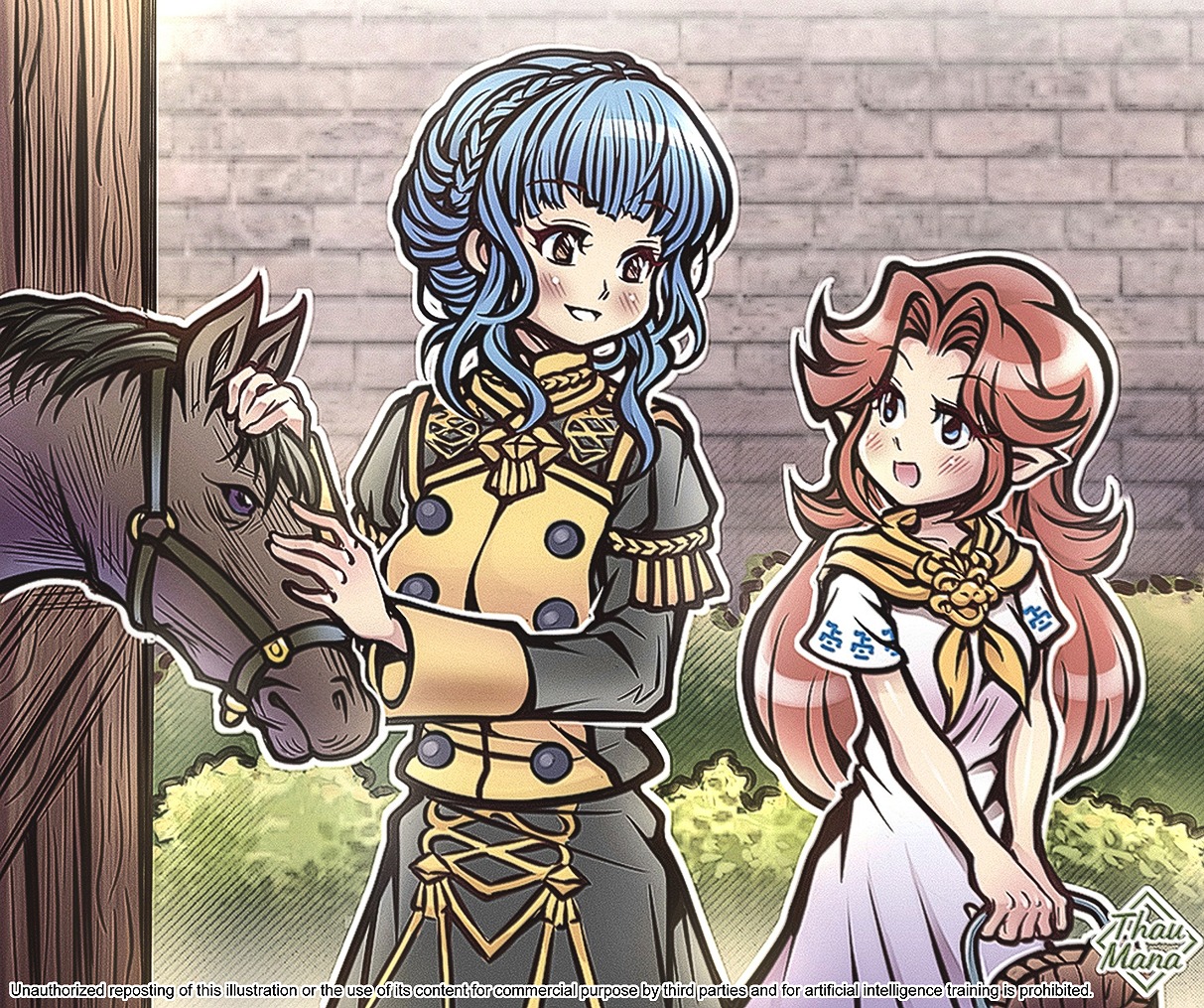 Malon and Marianne (FE - Three Houses x Zelda)