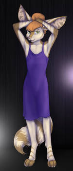 Lawrence purple dress