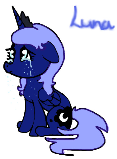 Mlp fim sad Luna