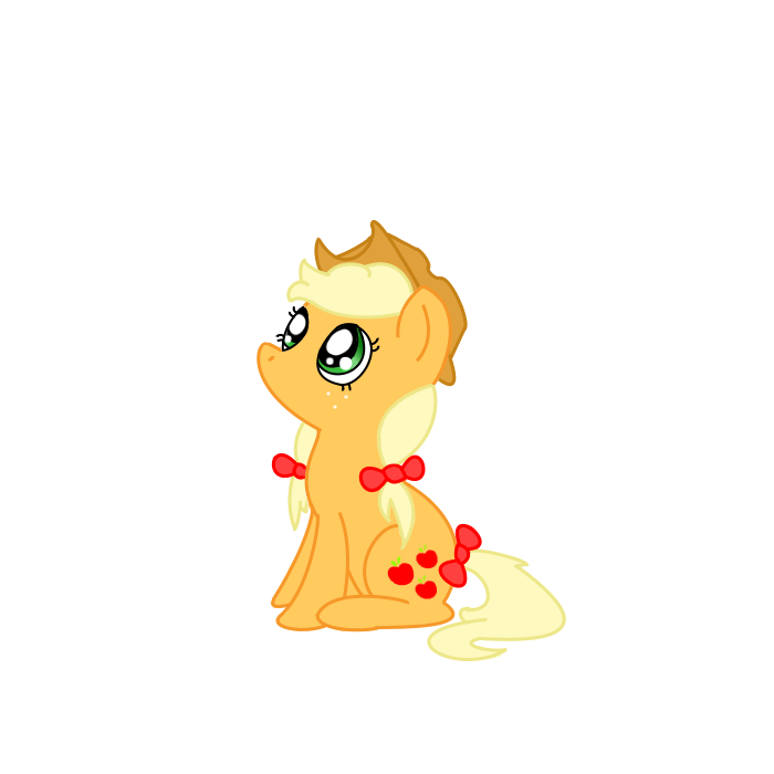 Mlp fim Little AJ by MlpFimColordrop on DeviantArt