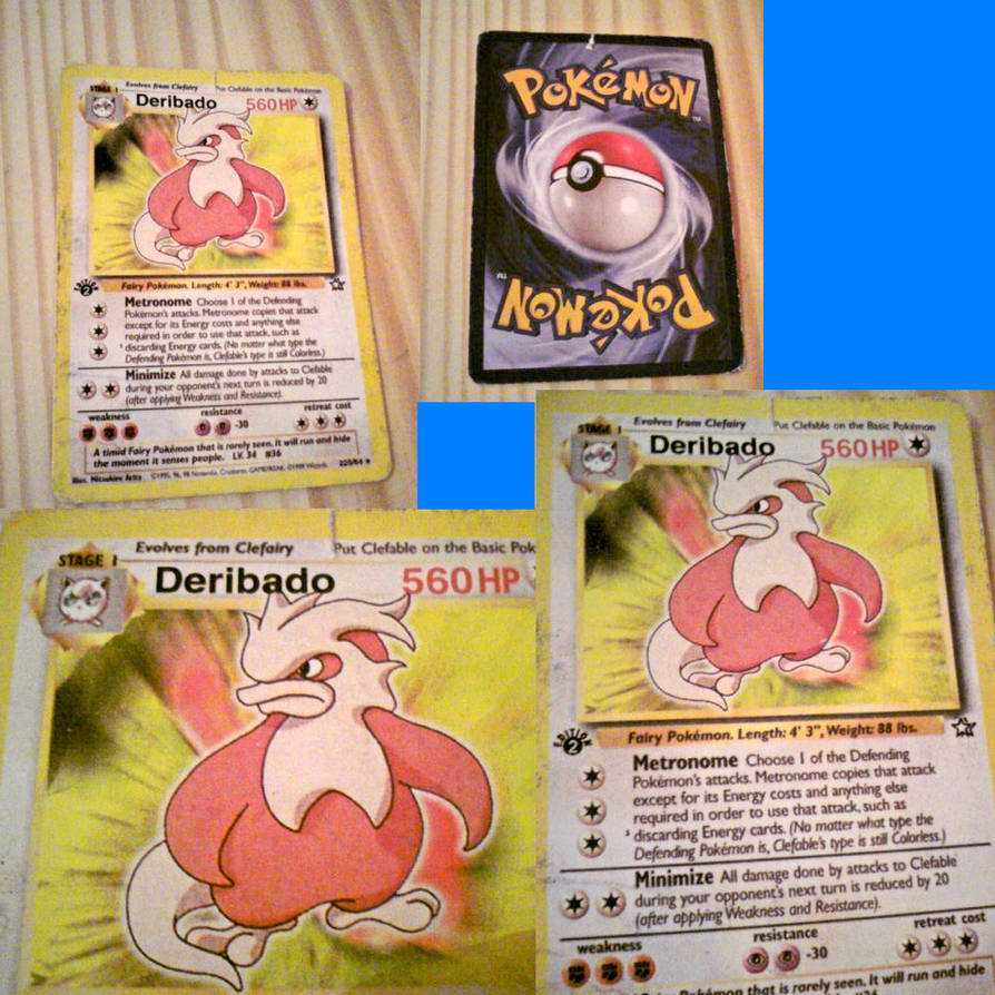 Pokemon Card Deribado By Mlpfimcolordrop On Deviantart