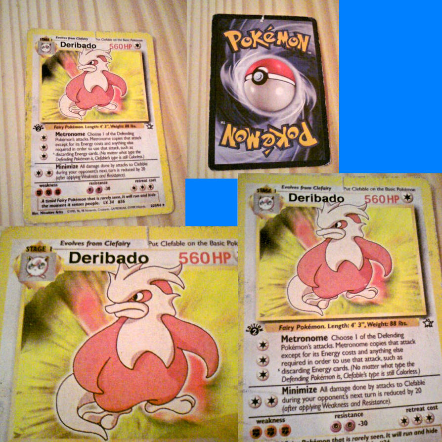 Pokemon Card Deribado By Mlpfimcolordrop On Deviantart