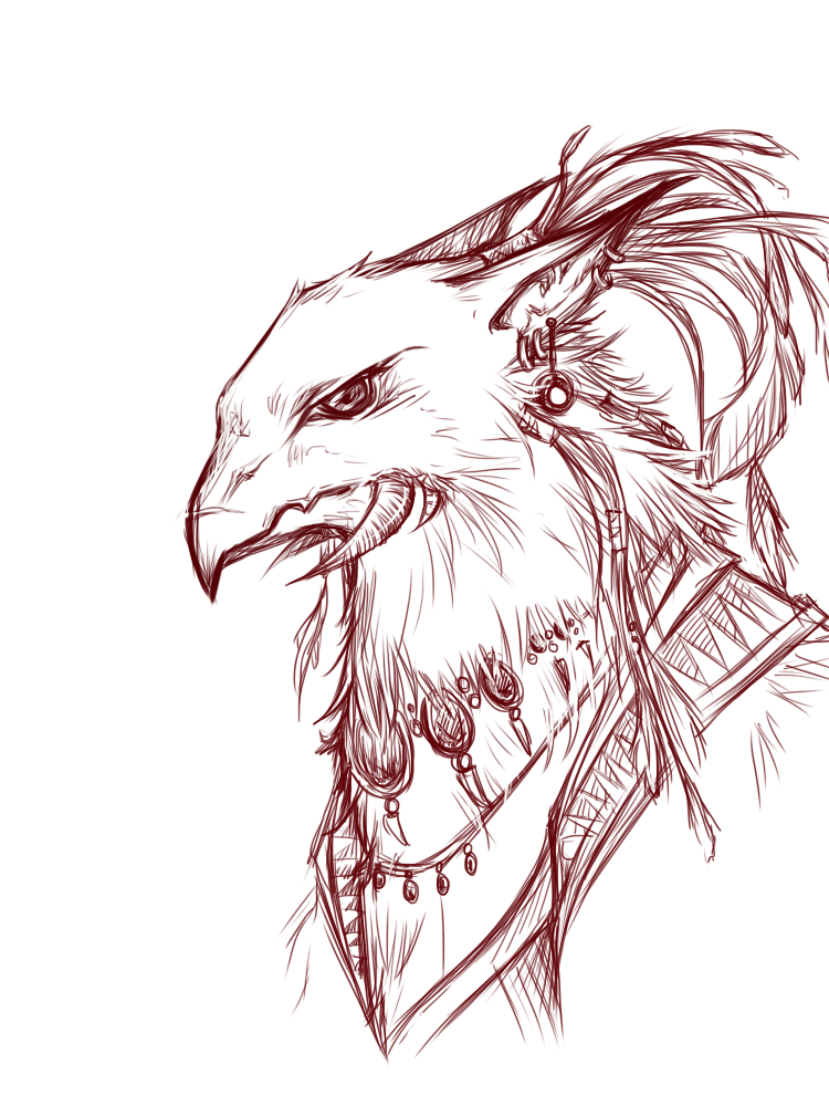 Tengu sketch