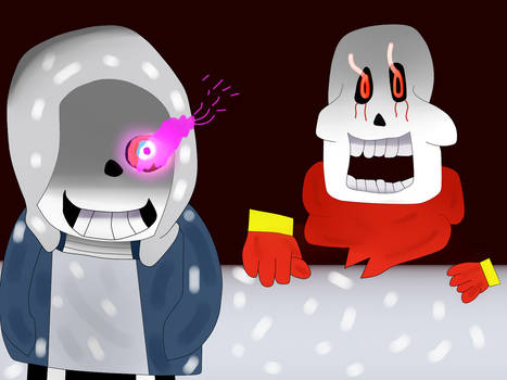 Dust sans and Phantom Papyrus