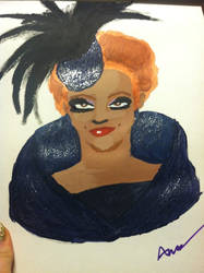 Bianca Del Rio painting.