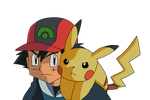 Ash and Pikachu by Danilo34Ramos