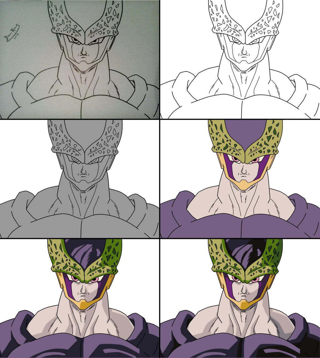 How I Painted Cell DBZ