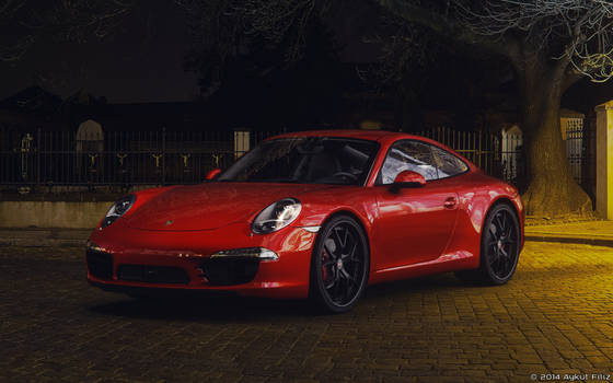 Porsche 911 Carrera S Night Scene