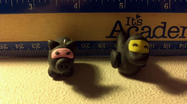 Pig and Duck Ninja Charms