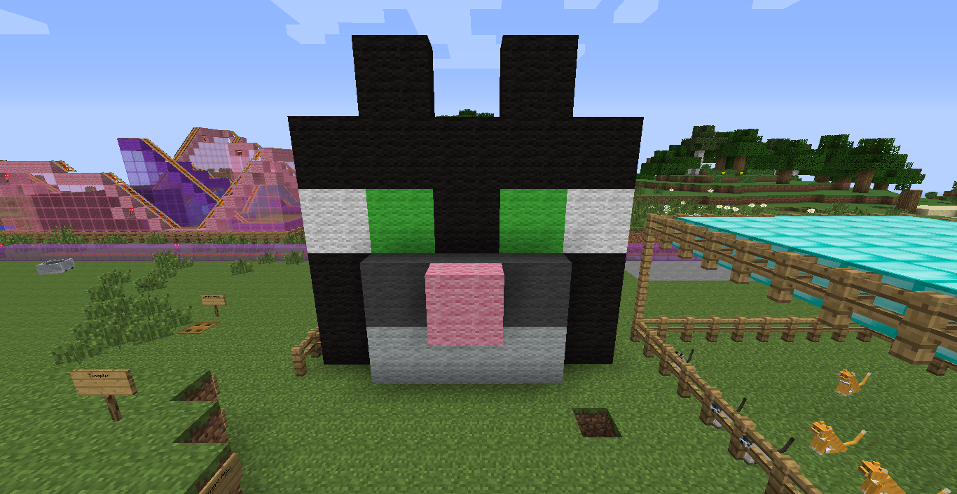 Minecraft Cat Pixel Art By Ashy796 On Deviantart