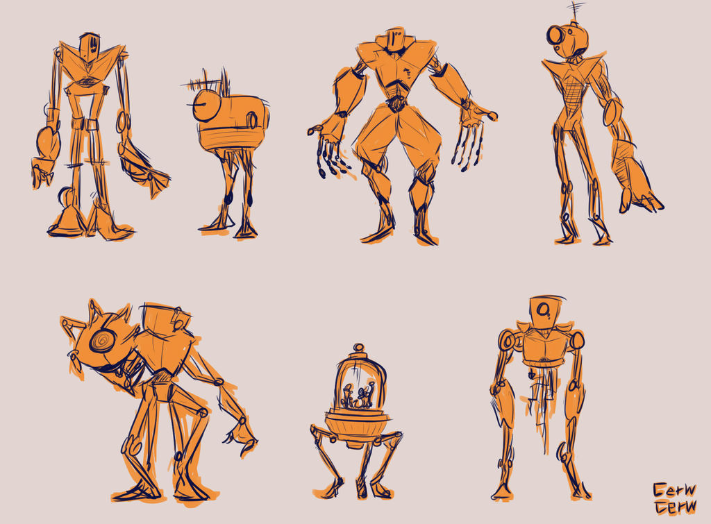 Robots by CerwCerw on DeviantArt