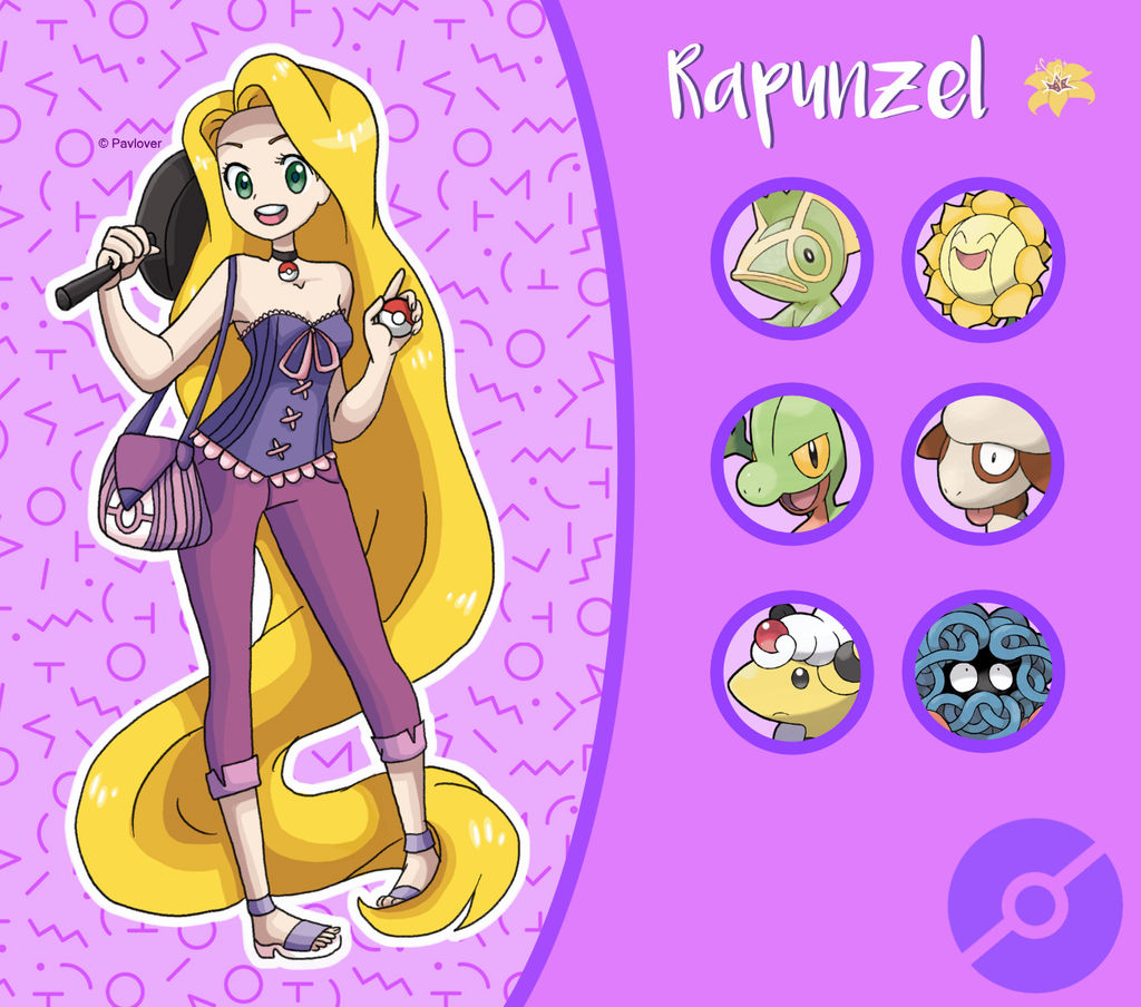Disney Pokemon trainer : Rapunzel