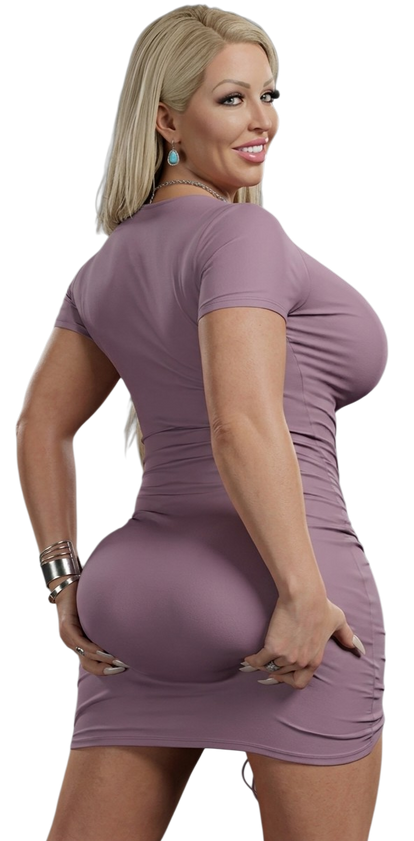 alura jenson purple dress Fatty milf Alura Jenson is teasing her tight ass in a sweet violet dress