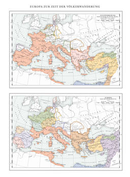 Europe during the early Dark ages.