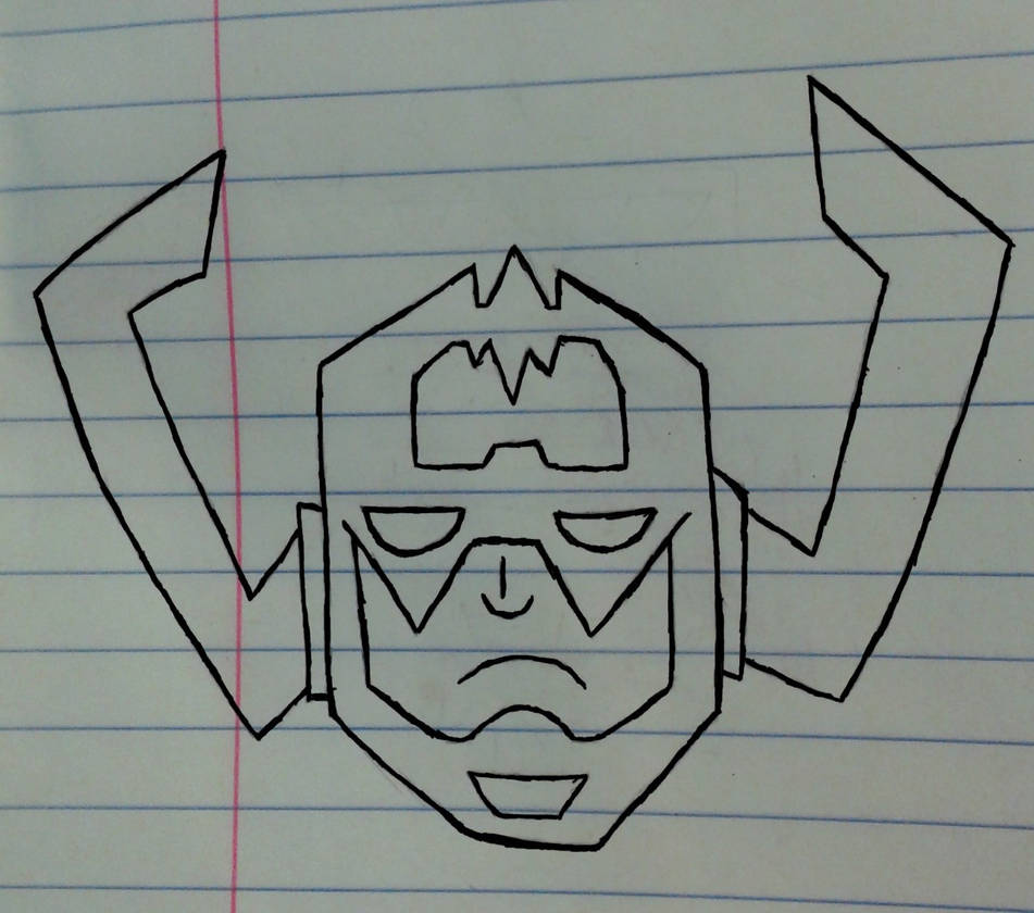 Galactus (Marvel) Ink by CartoonManiac12 on DeviantArt