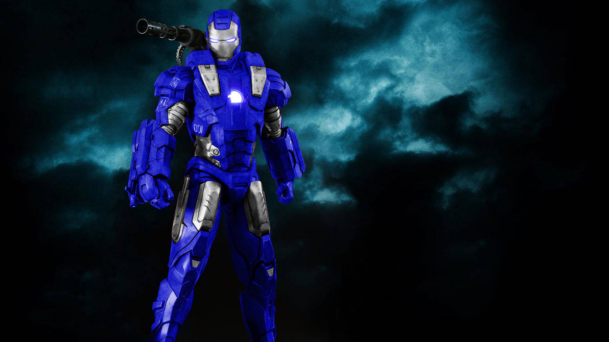 War Machine Royal Blue + Silver by 666Darks on DeviantArt