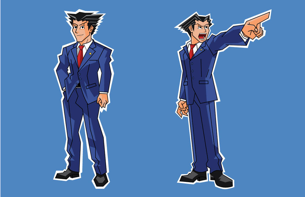 Ace Attorney restyle - Phoenix