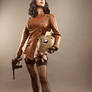 Bettie Page as the Rocketeer
