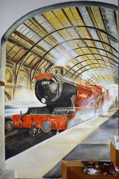 Hogwarts Express Mural