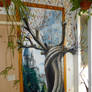 Whomping willow on a door ^^