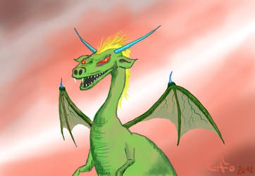 Dragon test for learning KRITA software