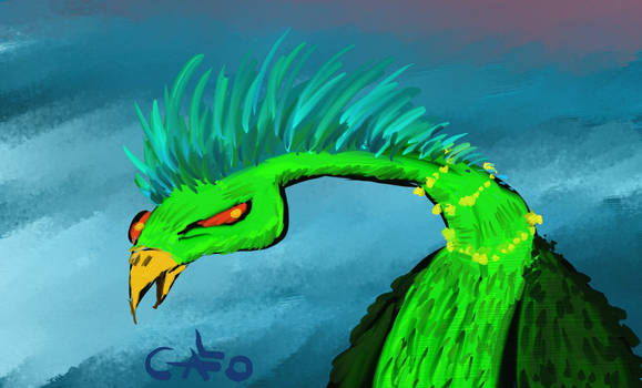 Green Dragon Bird