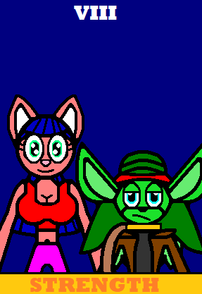 Jade and Claudia Tarot Card