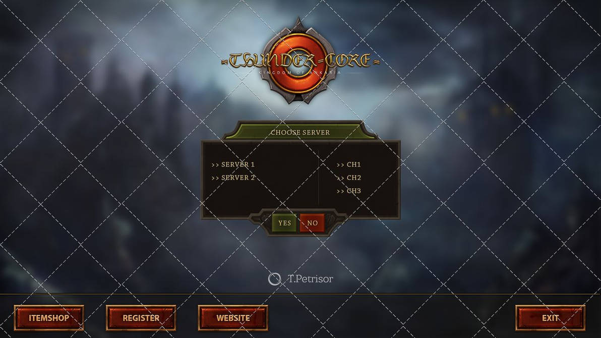 Thunder-Core Login InterFace by TPetrisor on DeviantArt