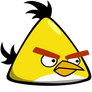 Quick Yellow Angry Bird Vector