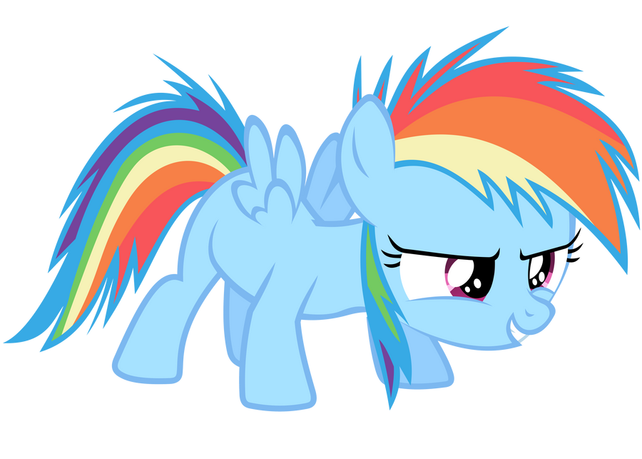 Rainbow Dash Vector - The Filly Is Ready!