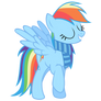 Rainbow Dash Vector - Of Course I'm The Best Pony!