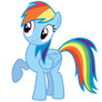 Rainbow Dash Vector - Wut? No lunch provided?