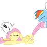 Fluttershy + Rainbow Dash Vector - W u no want RP?