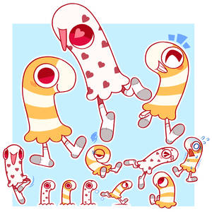 garden eels in socks