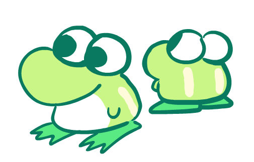 silly lil frog