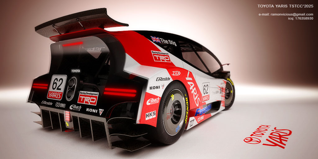 Toyota Yaris TsTCC rear