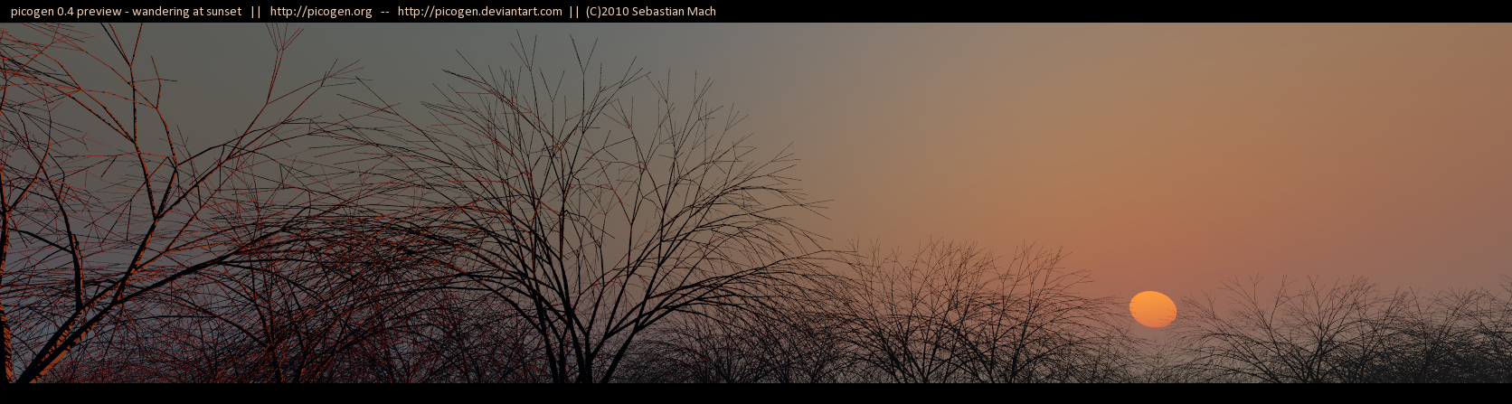 Wandering at sunset by phresnel