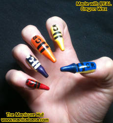 REAL Crayon Nails