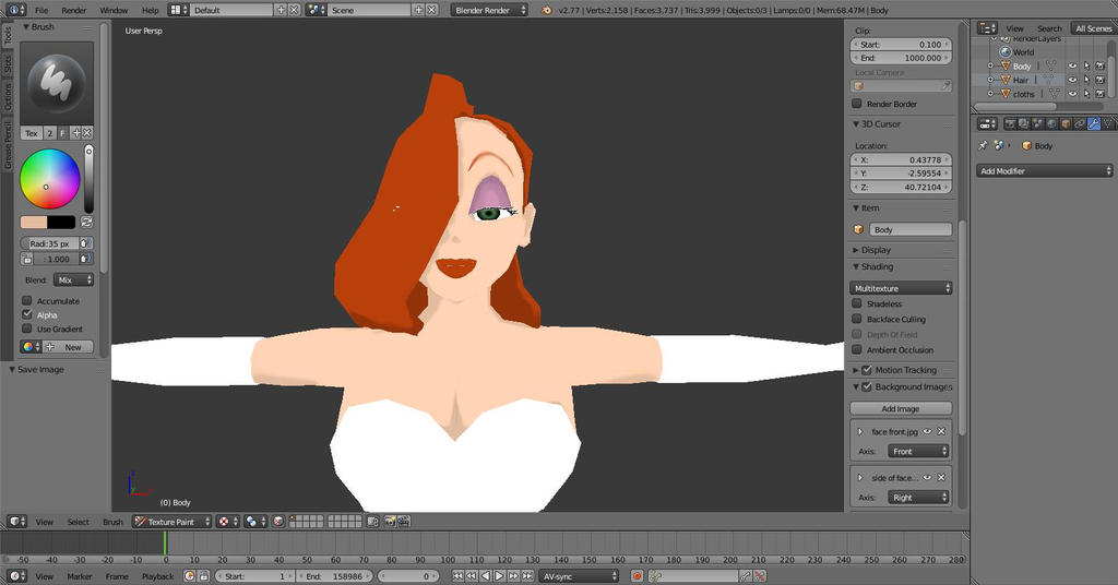 Jessica Rabbit Render jessica rabbit 3d model by tidiestflyer on DeviantArt