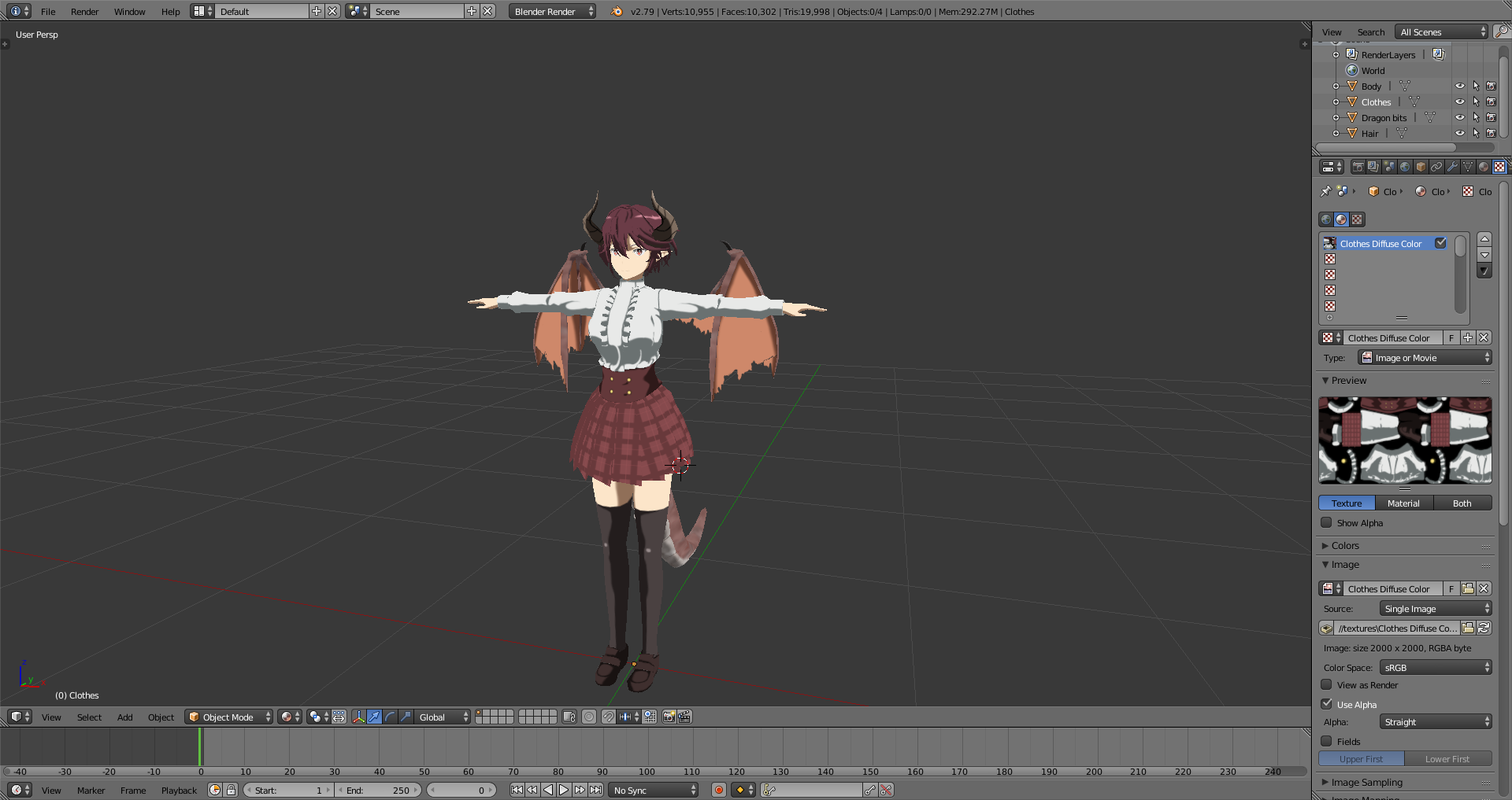 ArtStation - ( Anime 3D Model ) Grea from Shingeki no Bahamut: Manaria  Friends