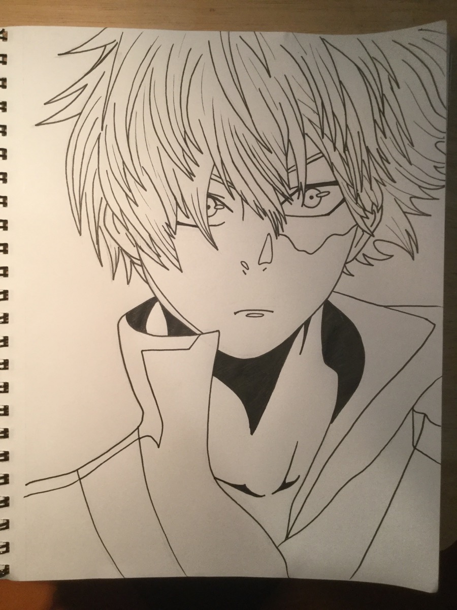 Todoroki Shoto Shouto Line Art By Nyxshadewing On Deviantart