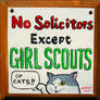 No Solicitors sign