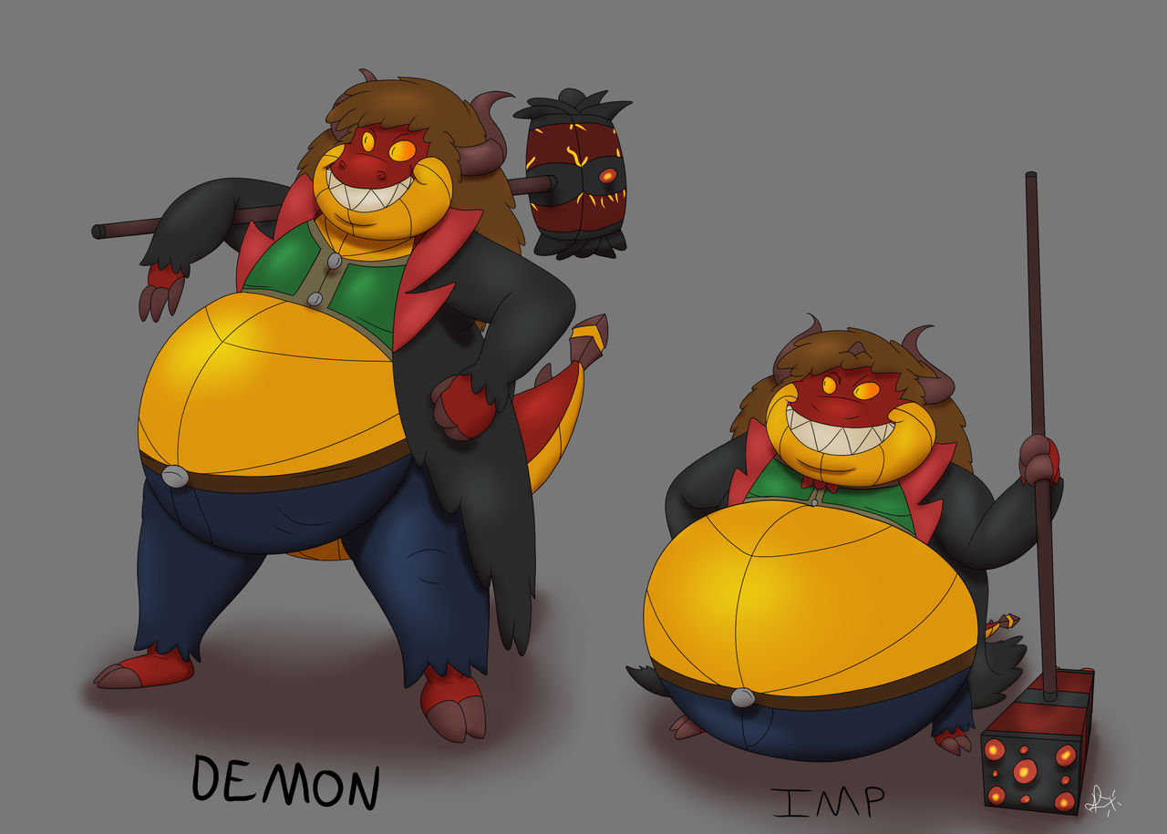 Abaddon in demon and imp form by Rosty16 on DeviantArt
