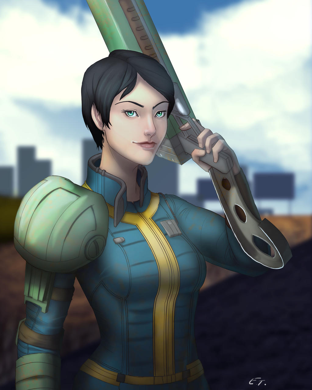 Curie Fallout 4 by emp2693 on DeviantArt