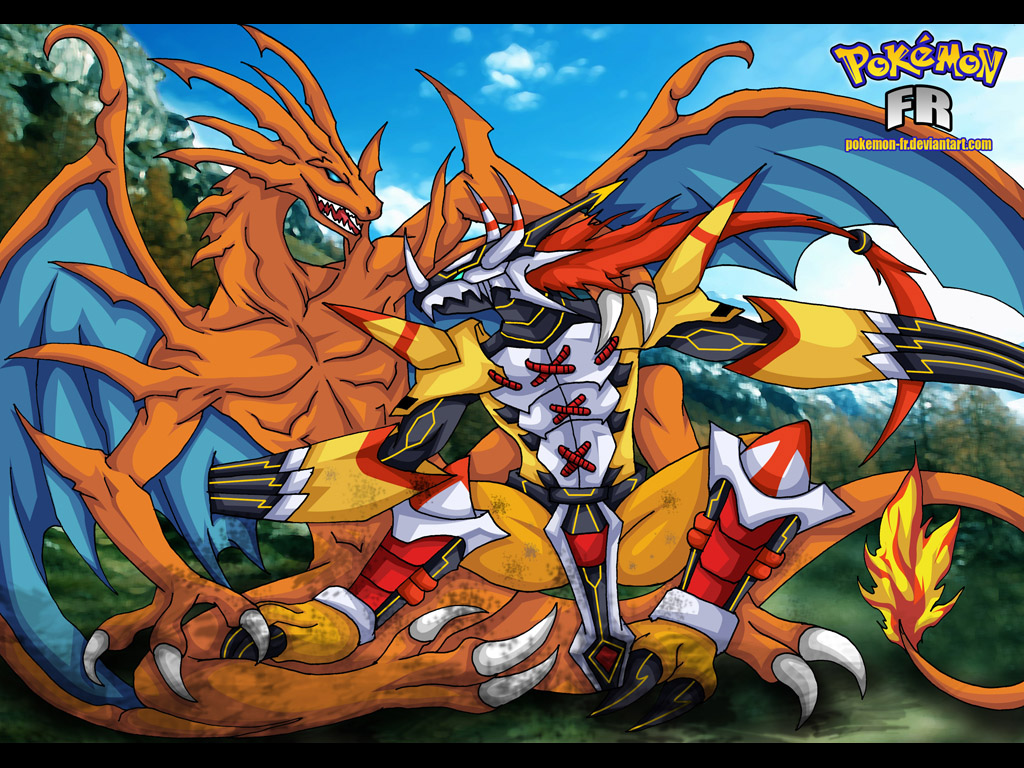 Digimon Charizard Rip Off Digimon Vs. Pokemon on CharizardAndFriends - DeviantArt