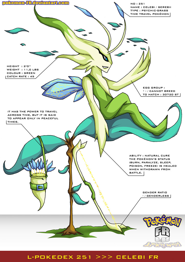 L'Pokedex 251 - Celebi FR